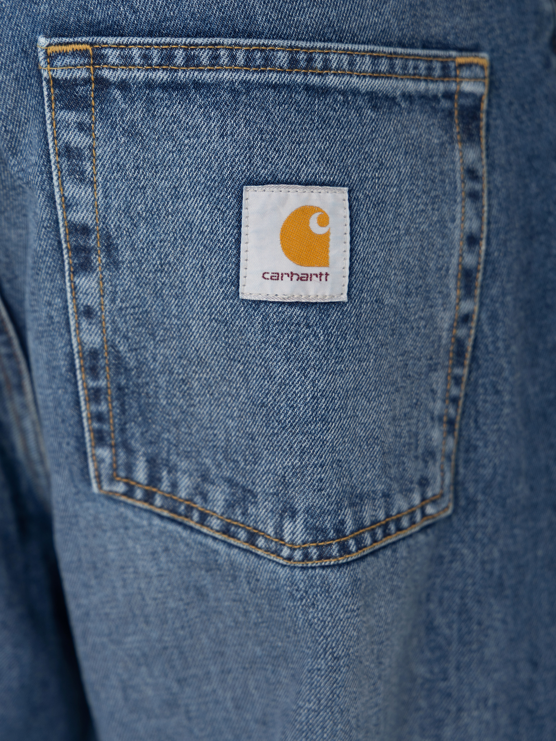 Carhartt WIP Brandon Hose (blue/marble used wash)