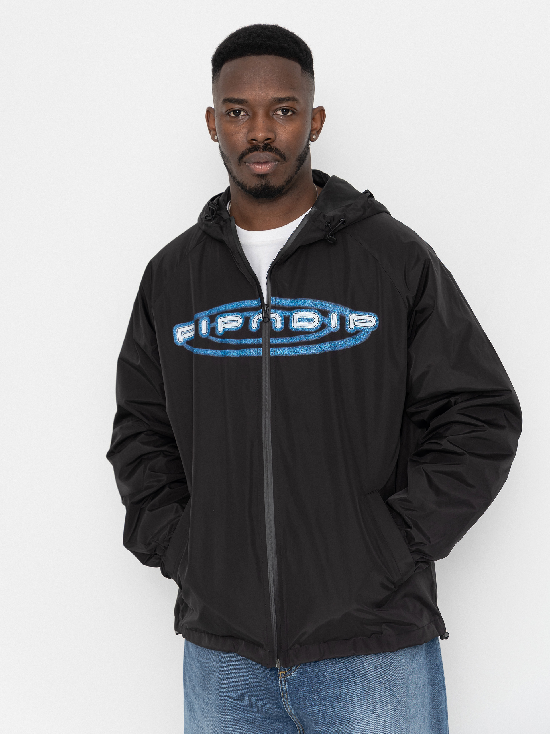 RipNDip Jacket Otis Zip Coaches (black)