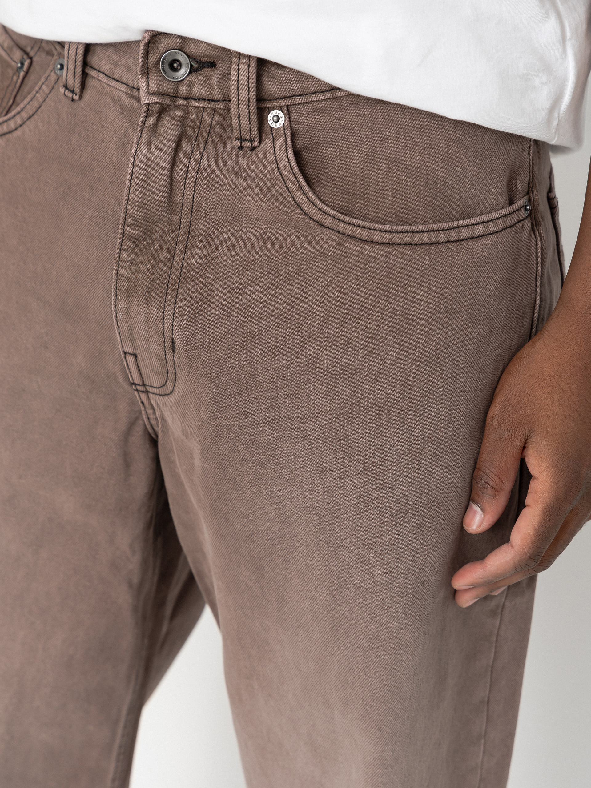 Vans Check 5 Loose Denim Hose (walnut)