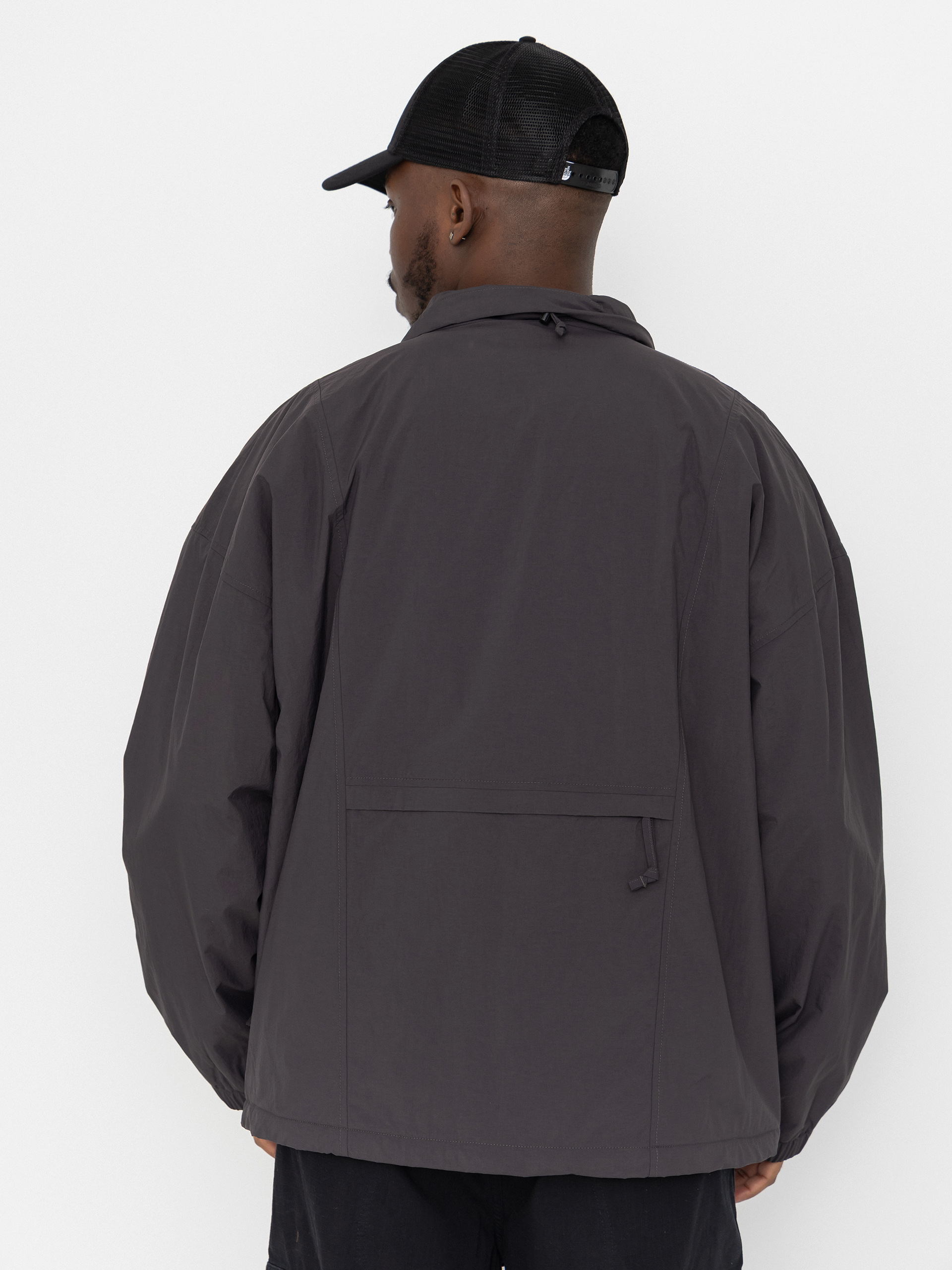 The North Face Jacket Red Box Nylon Fleece Lined (obsidian)