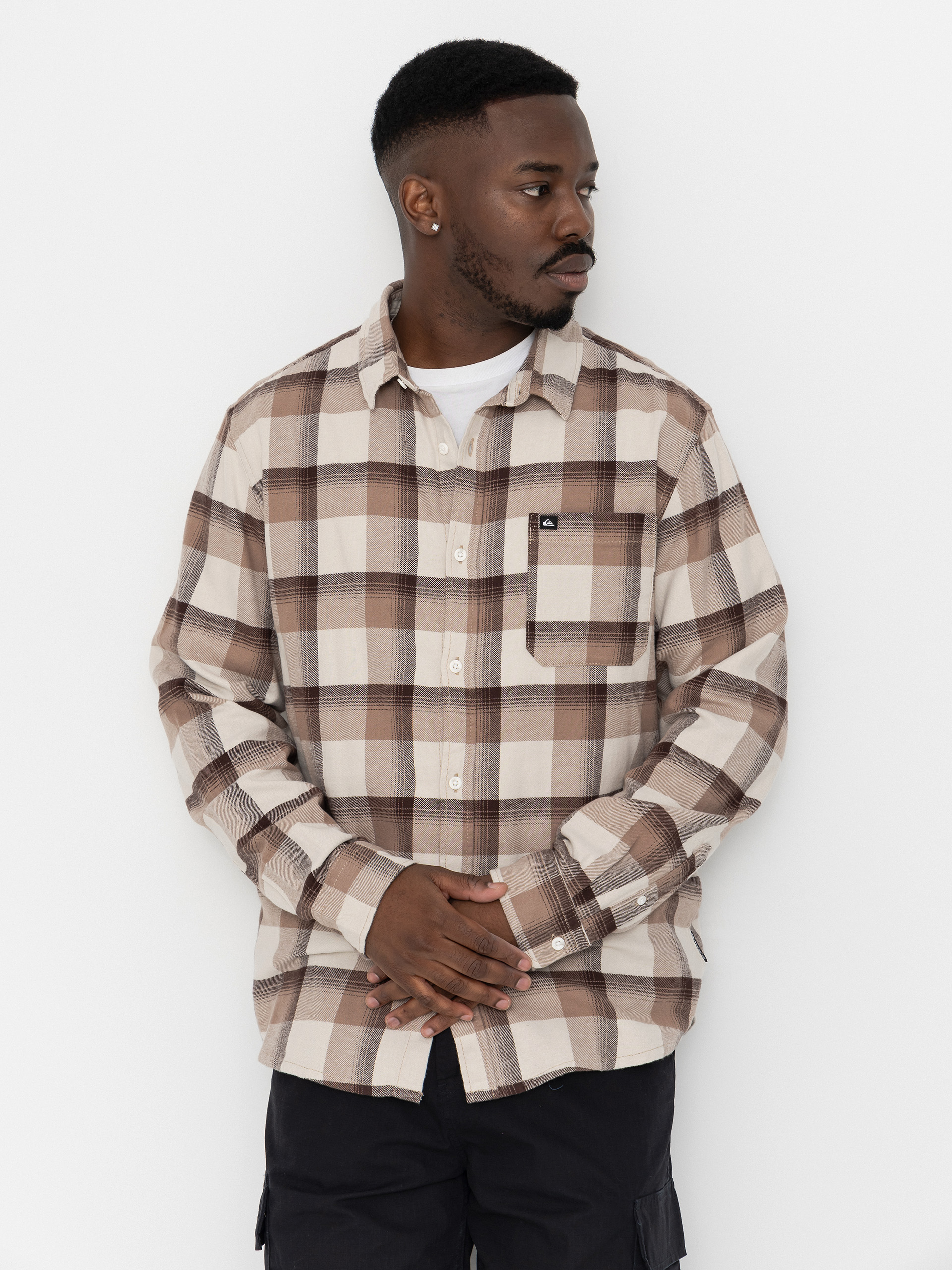 Quiksilver Motherfly Plaid Hemd (pine bark motherfly)
