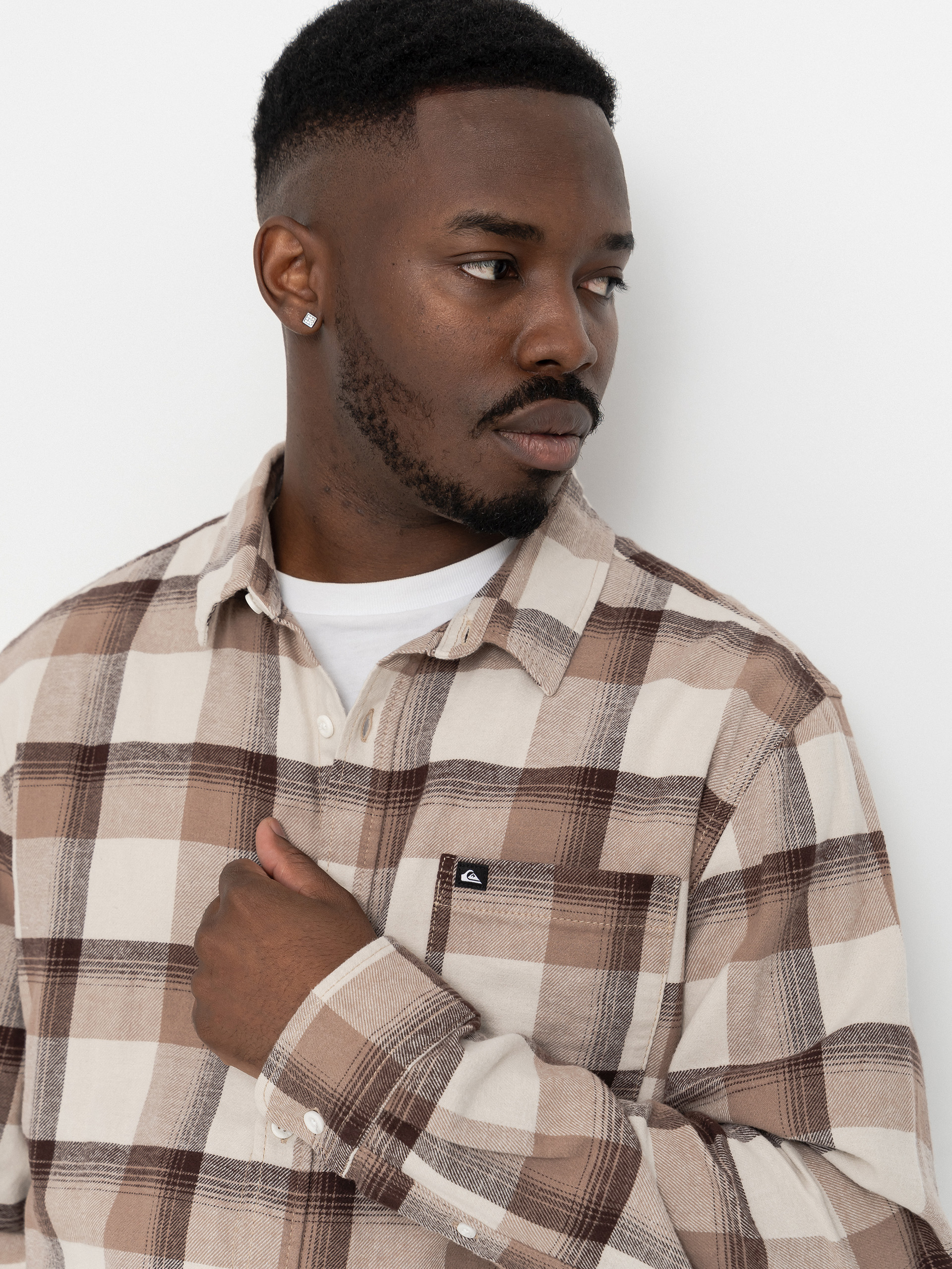 Quiksilver Motherfly Plaid Hemd (pine bark motherfly)