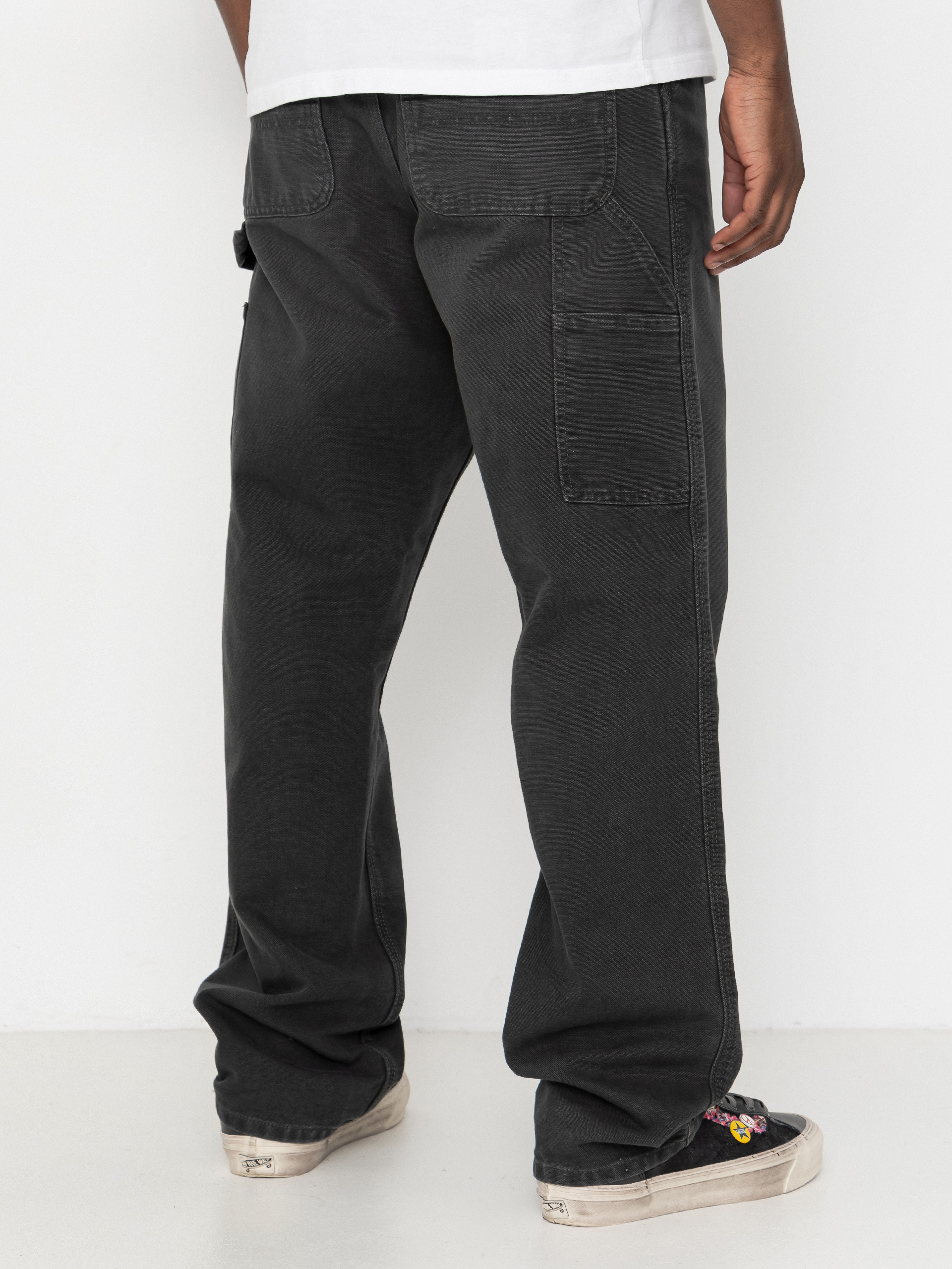 Carhartt WIP Single Knee Pants (raven/stone canvas)