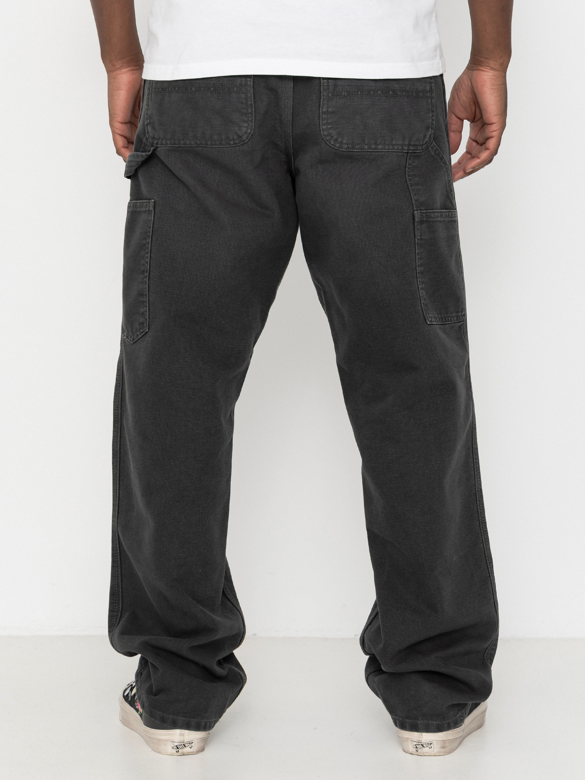 Carhartt WIP Single Knee Pants (raven/stone canvas)