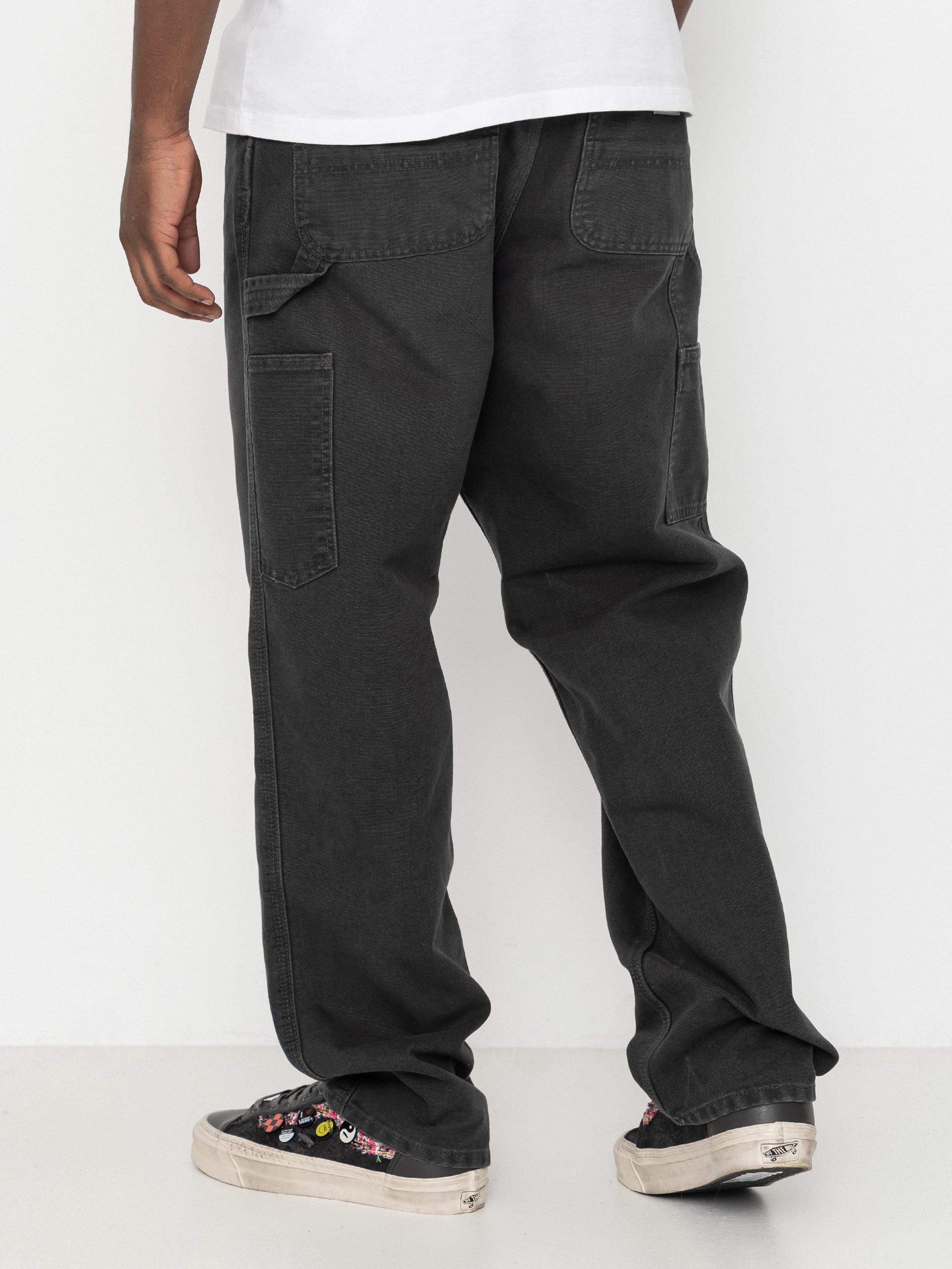 Carhartt WIP Single Knee Pants (raven/stone canvas)