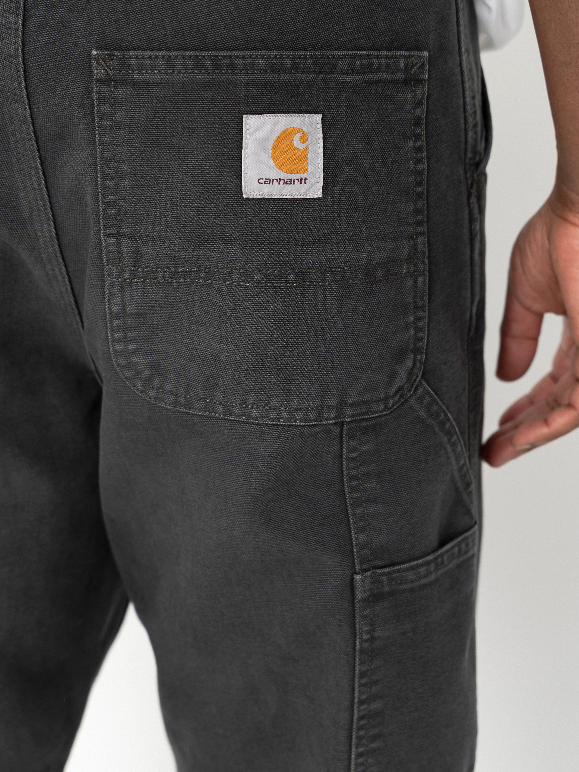 Carhartt WIP Single Knee Pants (raven/stone canvas)