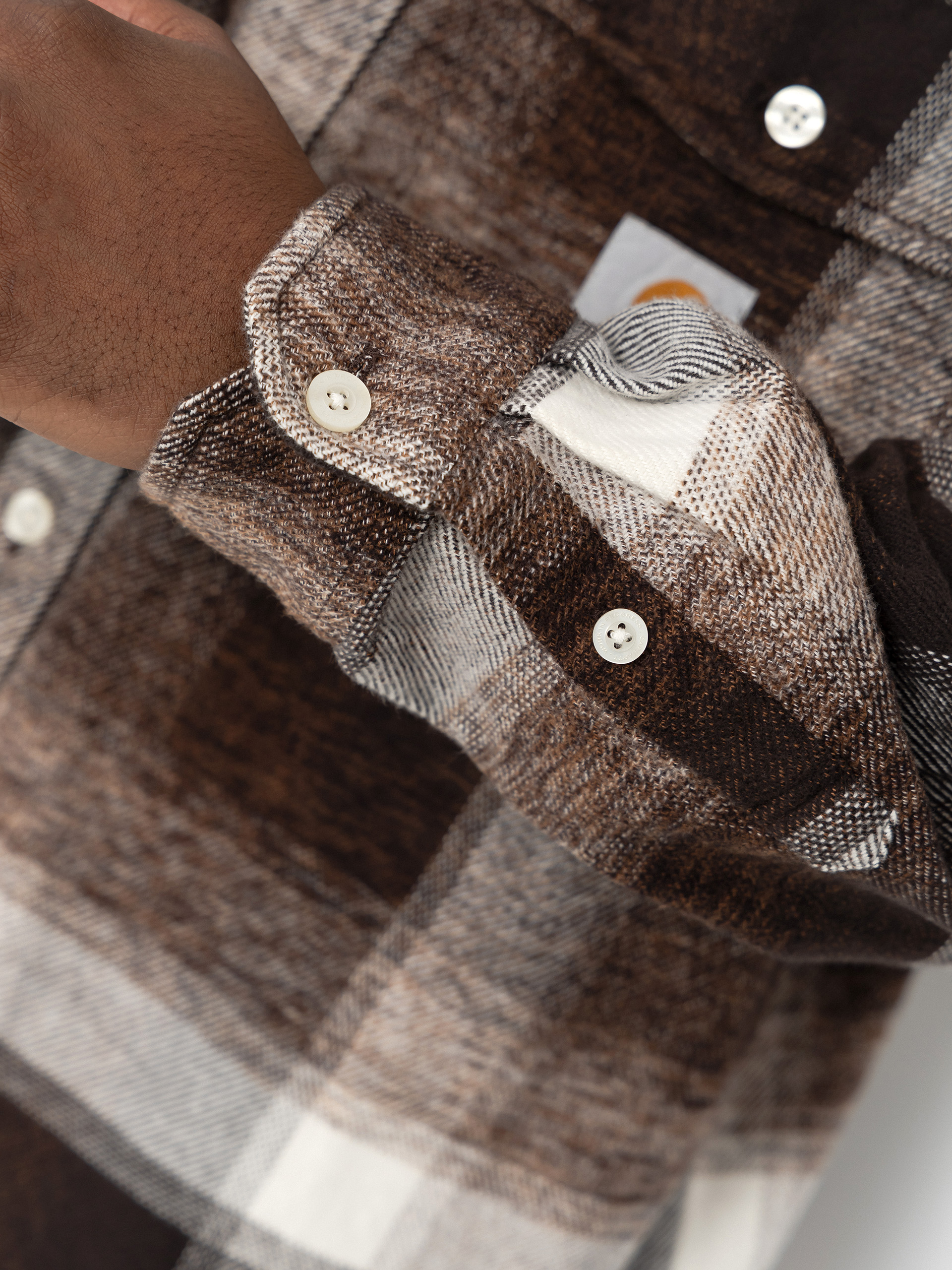 Carhartt WIP Esterson Hemd (esterson check tobacco)