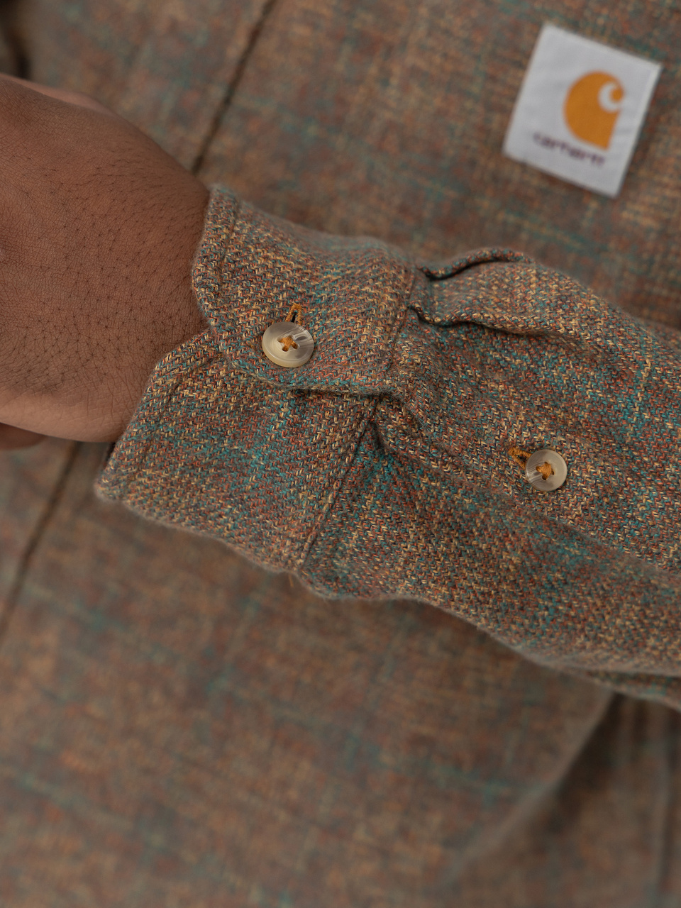 Carhartt WIP Bagley Hemd (bagley check hamilton brown)