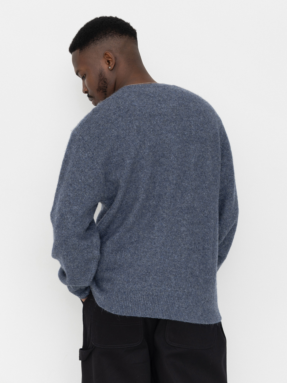 Carhartt WIP Curtis Sweater (tangled shady blue)
