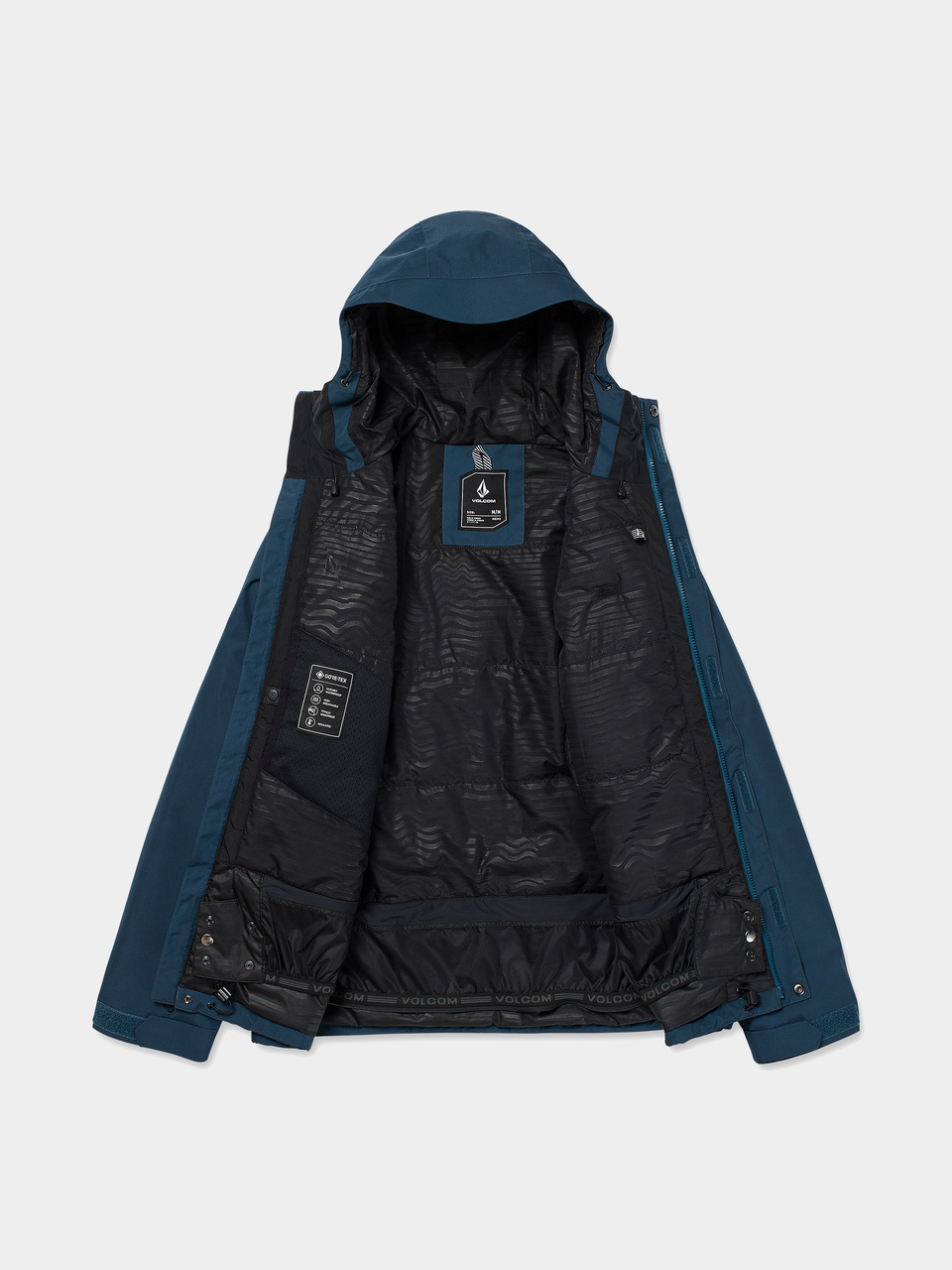 Mens Volcom Snowboard jacket Dua Ins Gore Tex (blue)