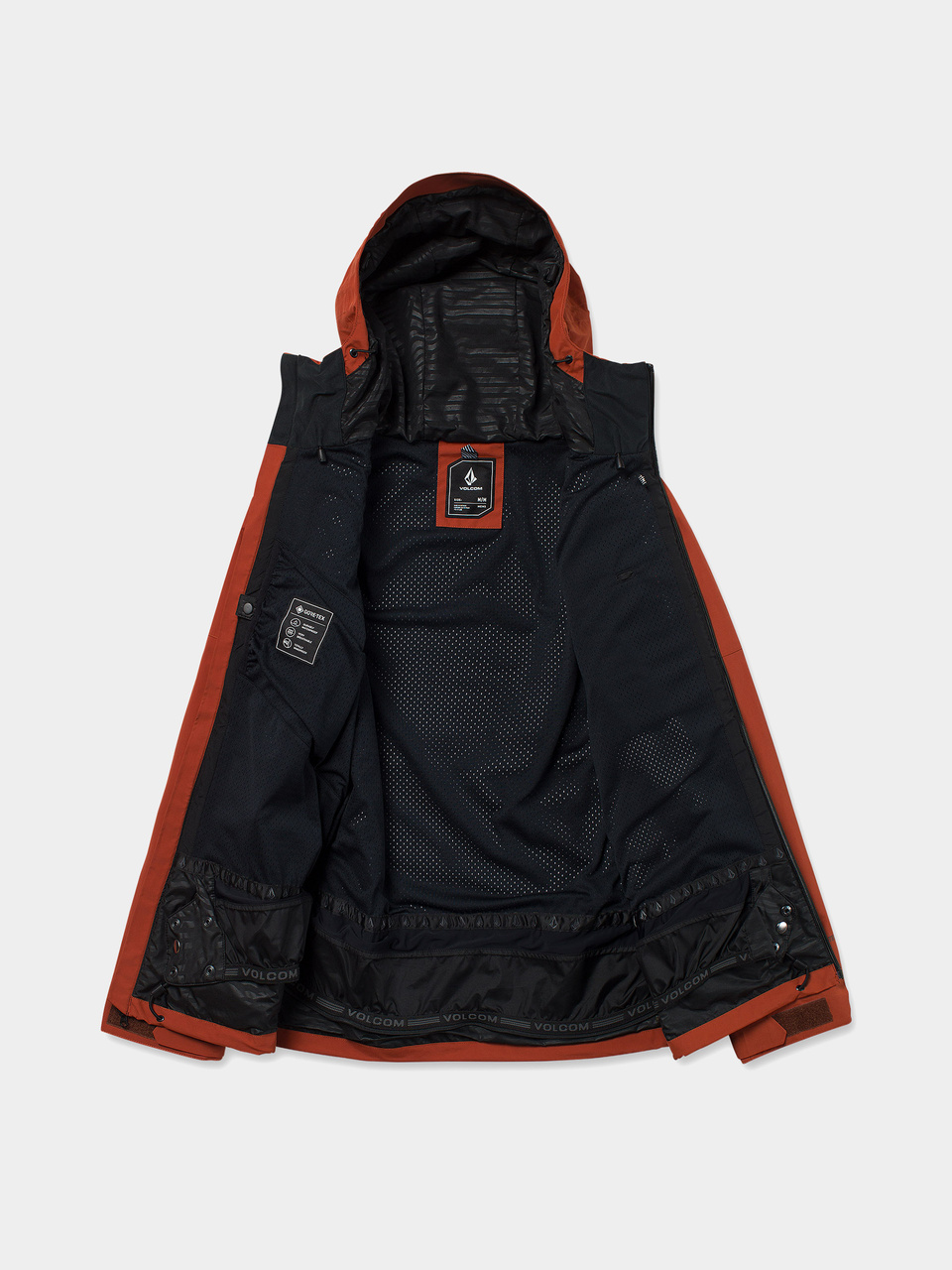 Herren Volcom Snowboard Jacke L Gore Tex (burnt orange)
