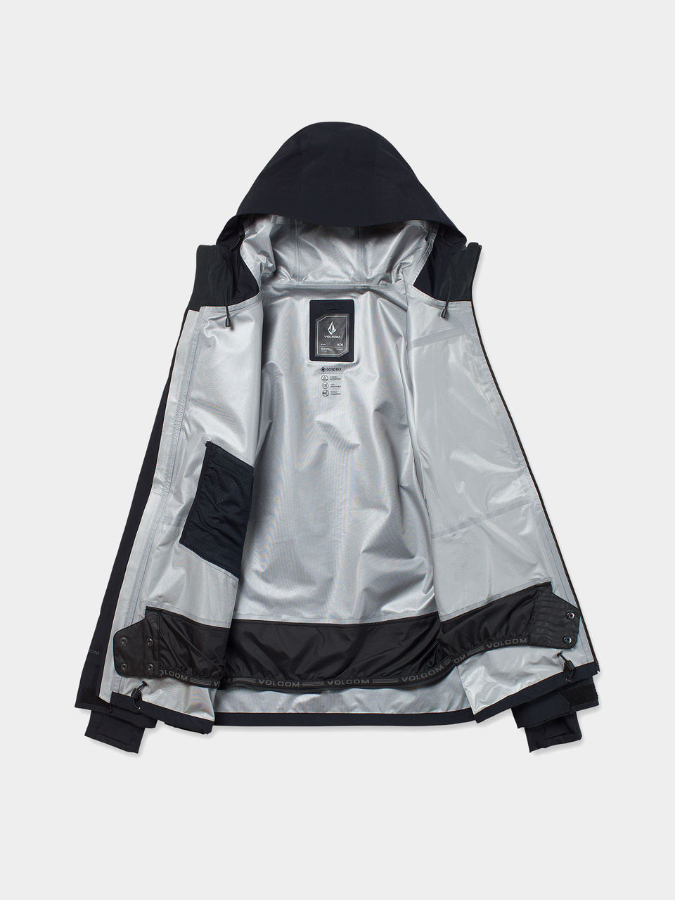 Mens Volcom Snowboard jacket Tester 3L Gore Tex (black)