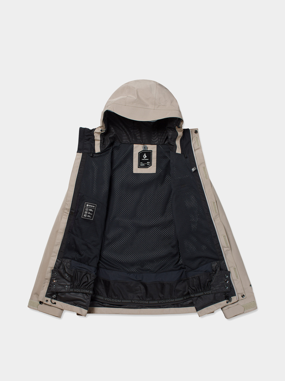 Mens Volcom Snowboard jacket Dua Ins Gore Tex (khaki)