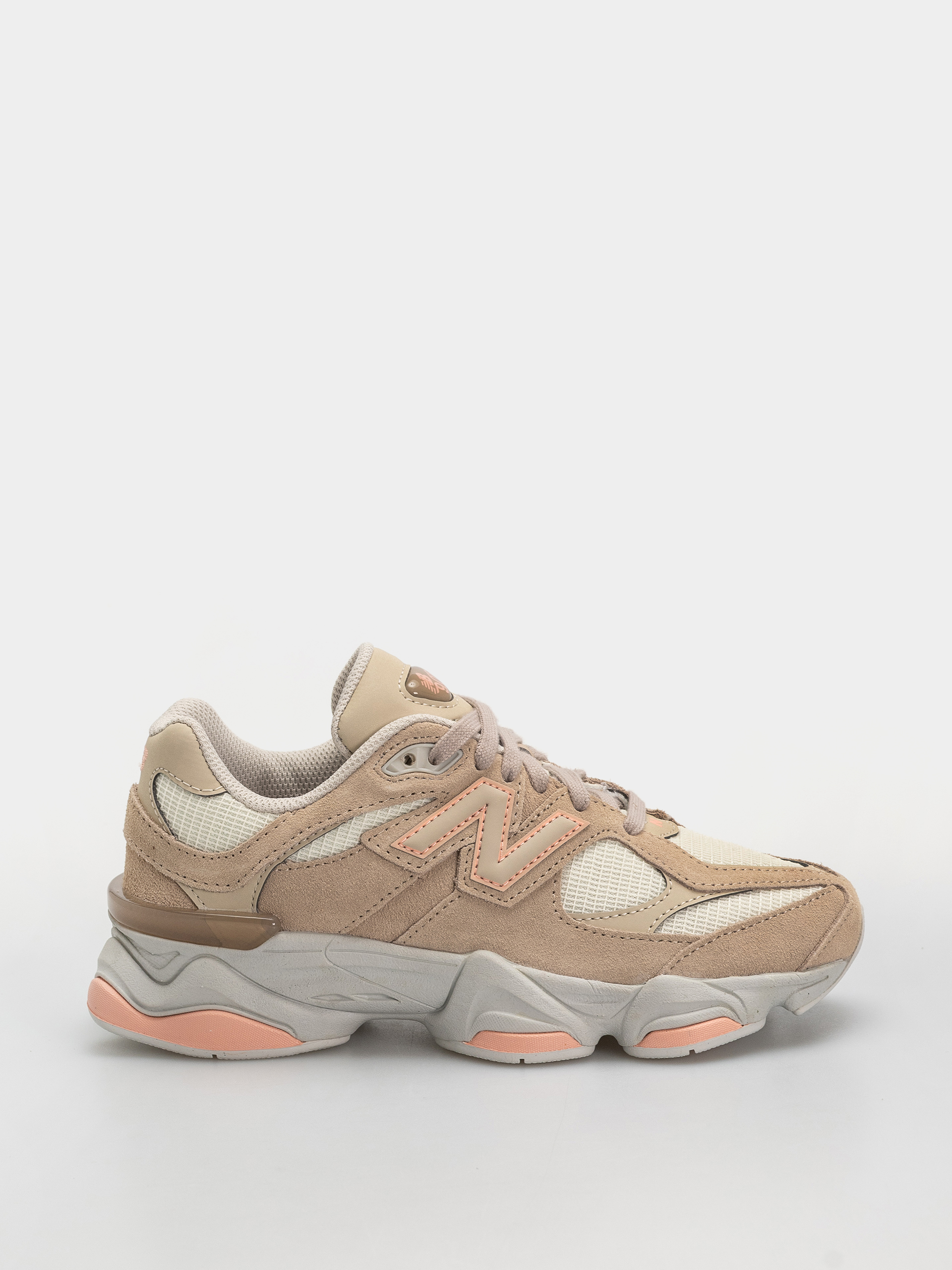 New Balance 9060 JR Shoes (mindful grey/pink lemonade)