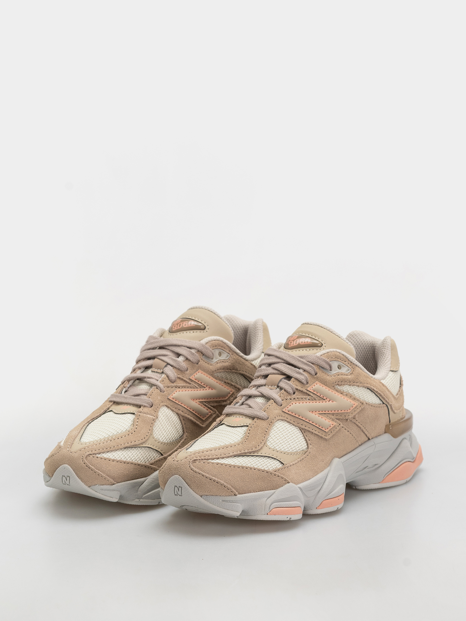 New Balance 9060 JR Shoes (mindful grey/pink lemonade)