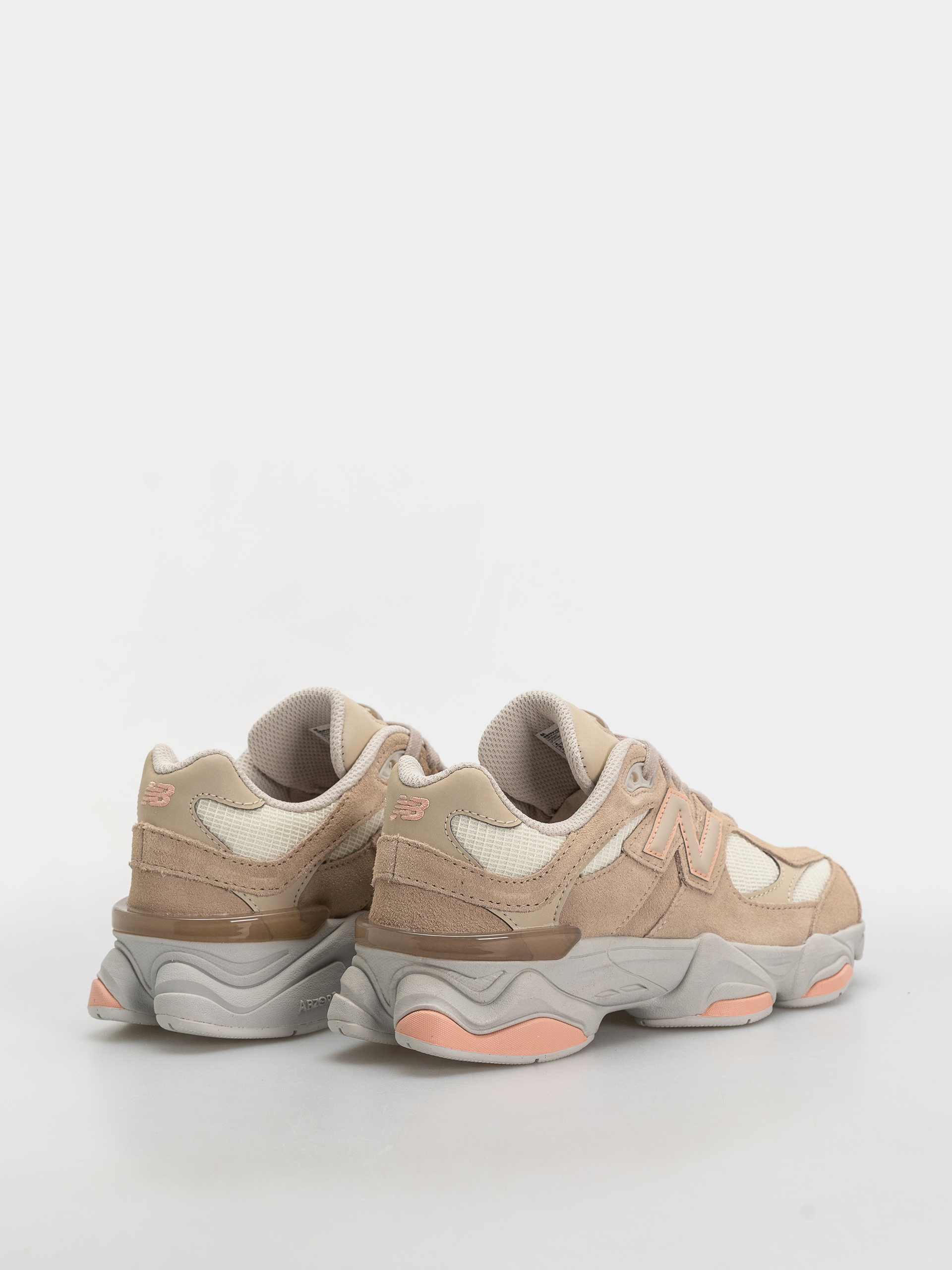New Balance 9060 JR Shoes (mindful grey/pink lemonade)