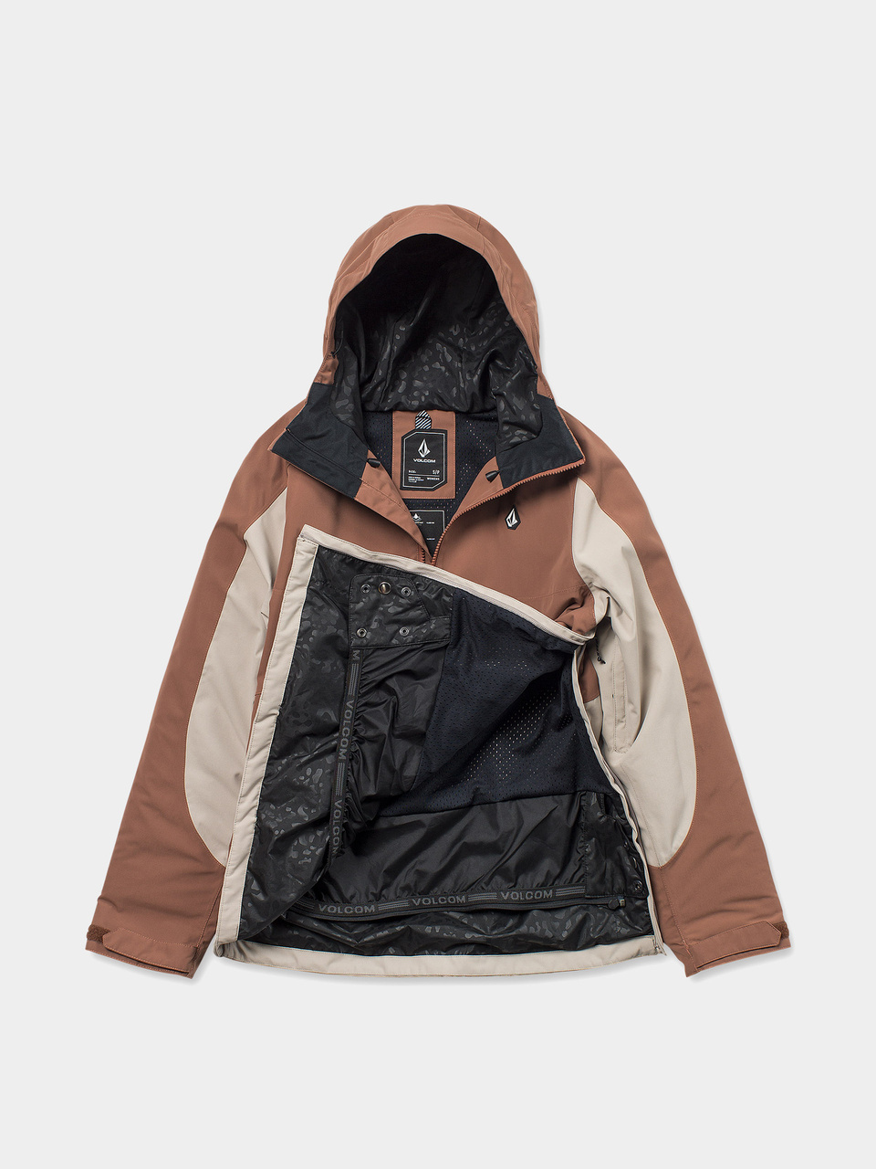 Damen Volcom Snowboard Jacke Harlan Pullover (desert taupe)