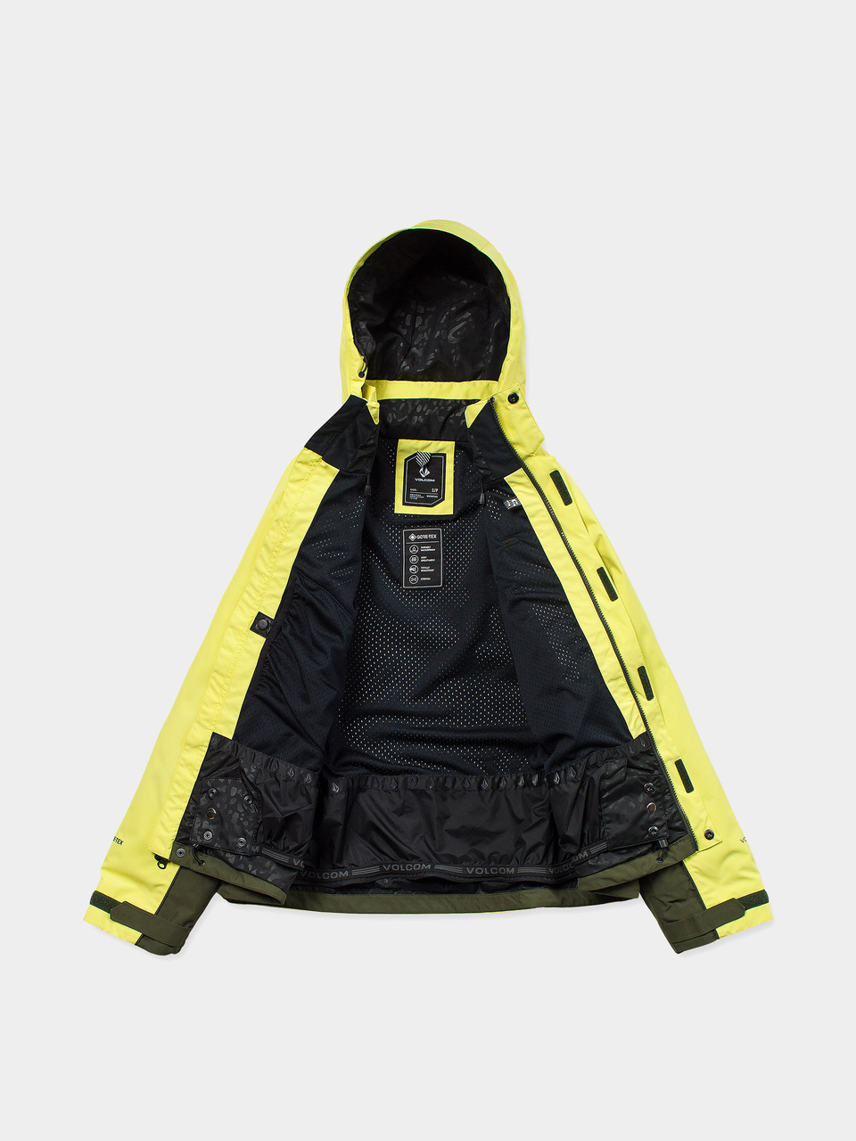 Damen Volcom Snowboard Jacke Yourfav Baggy Gore (lemon drop)