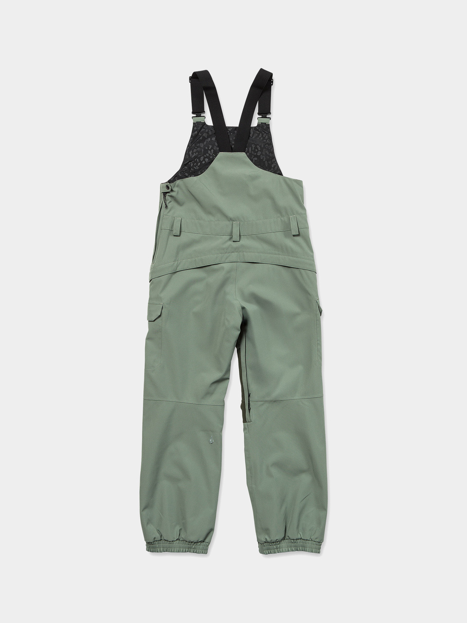 Womens Volcom Snowboard pants Creston 3D Stretch Bib (light green)