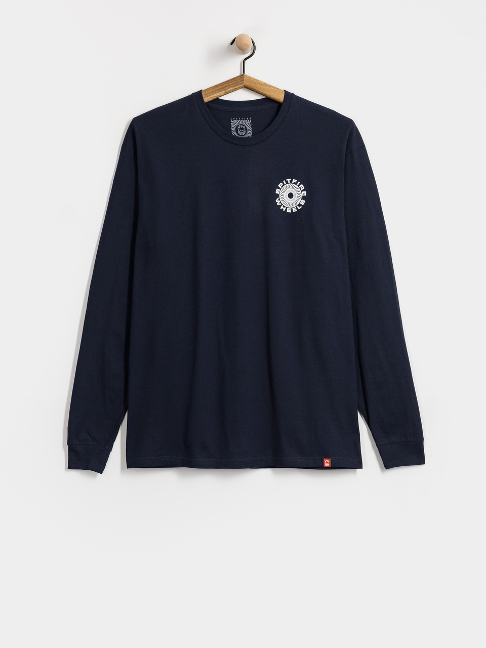 Spitfire Classic 87 Swirl Fill Longsleeve (navy w/white&black prints)