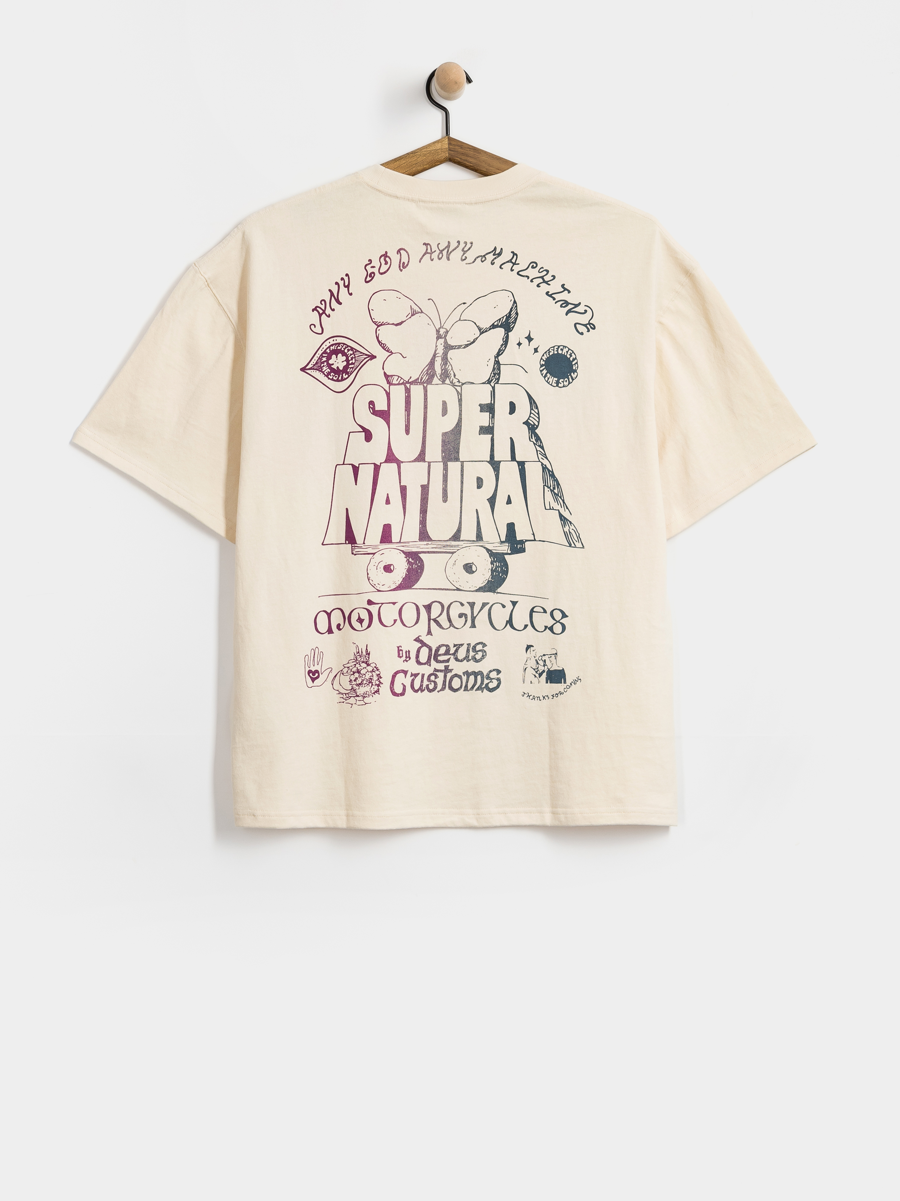 Deus Ex Machina Temple Torque T-Shirt (dirty white)
