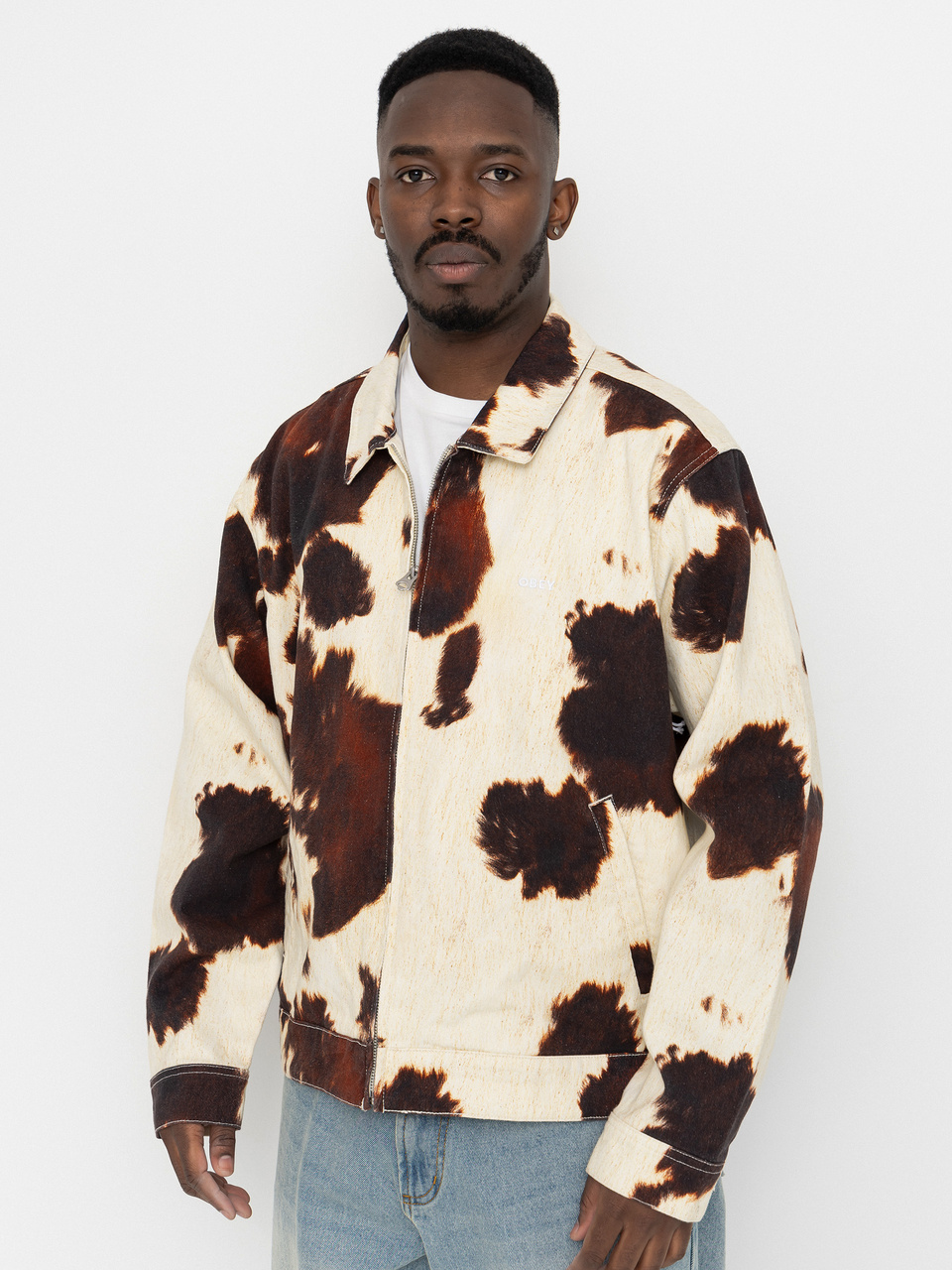 OBEY Workshop Jacke (cow print)