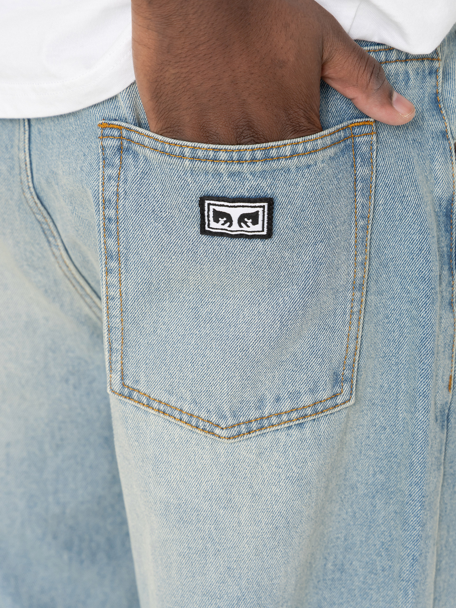 OBEY Bigwig Baggy Denim Hose (archive indigo)