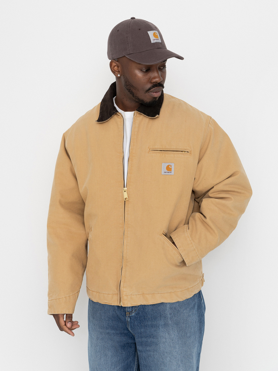 Carhartt WIP Jacke OG Detroit (wip dusty h/tobacco/stone canvas)