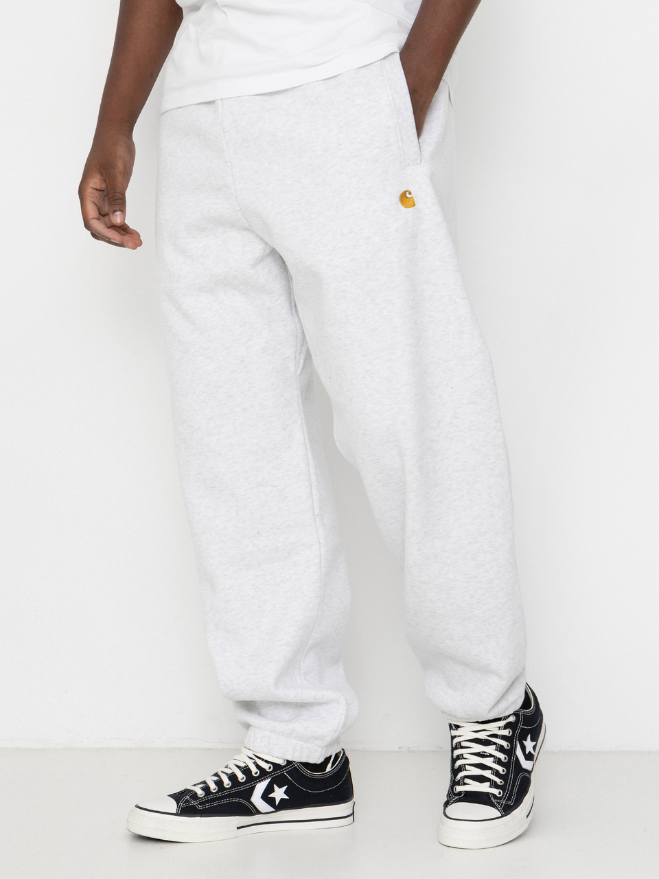 Carhartt WIP Pants Chase (ash heather/gold)
