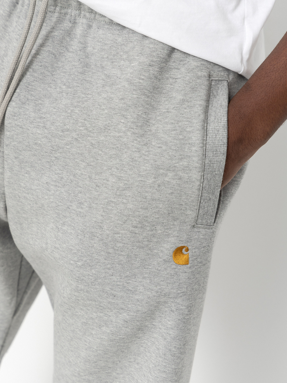 Carhartt WIP Hose Chase (grey heather/gold)