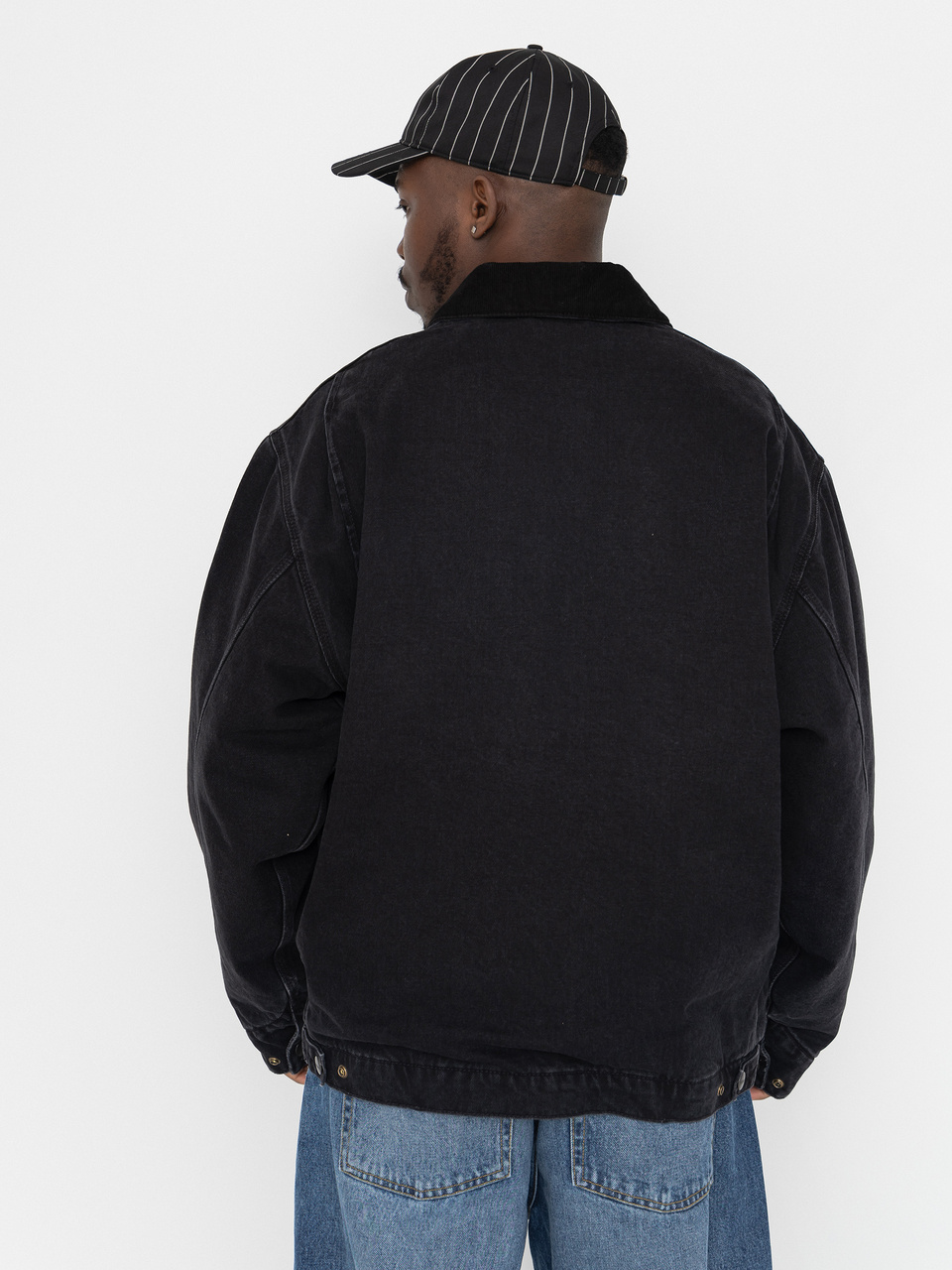 Carhartt WIP Jacke OG Detroit (black/black/stone washed)