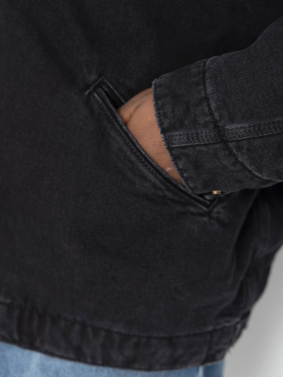Carhartt WIP Jacke OG Detroit (black/black/stone washed)