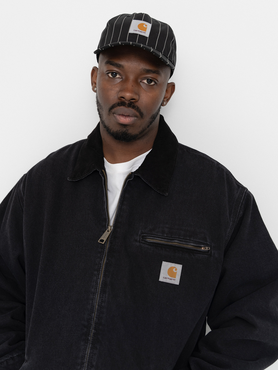 Carhartt WIP Jacke OG Detroit (black/black/stone washed)