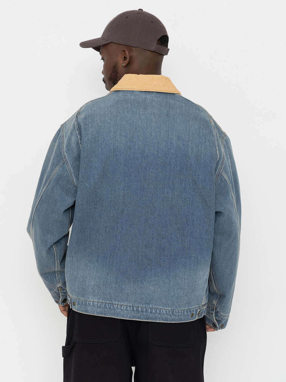 Carhartt WIP Jacke OG Detroit (blue/dusty h brown/old used wash)