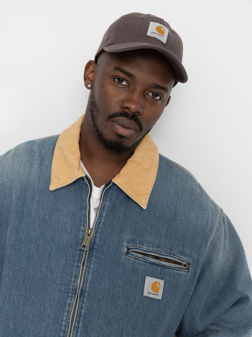 Carhartt WIP Jacke OG Detroit (blue/dusty h brown/old used wash)