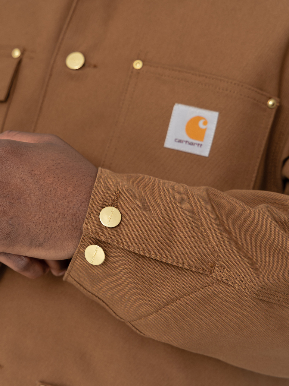 Carhartt WIP Jacke OG Chore Coat (wip h brown/tobacco/rigid)