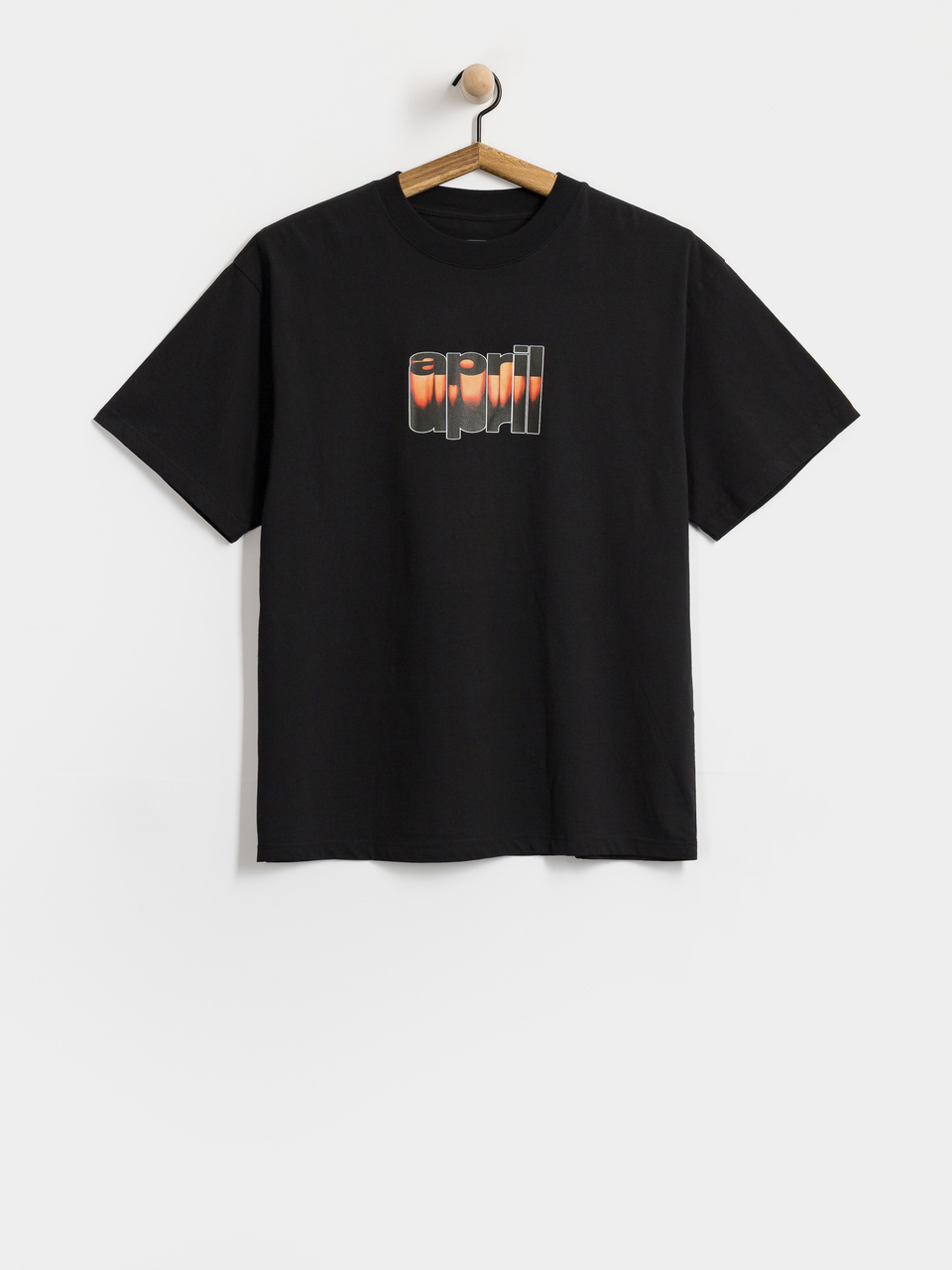 April Skateboards T-Shirt Rusted Over (black)