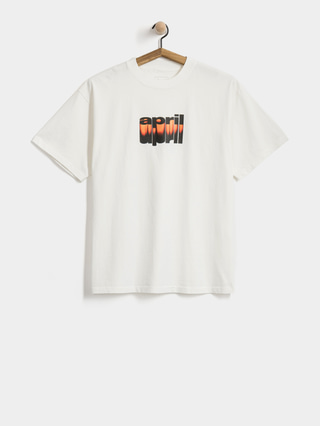 April Skateboards T-Shirt Rusted Over (white)