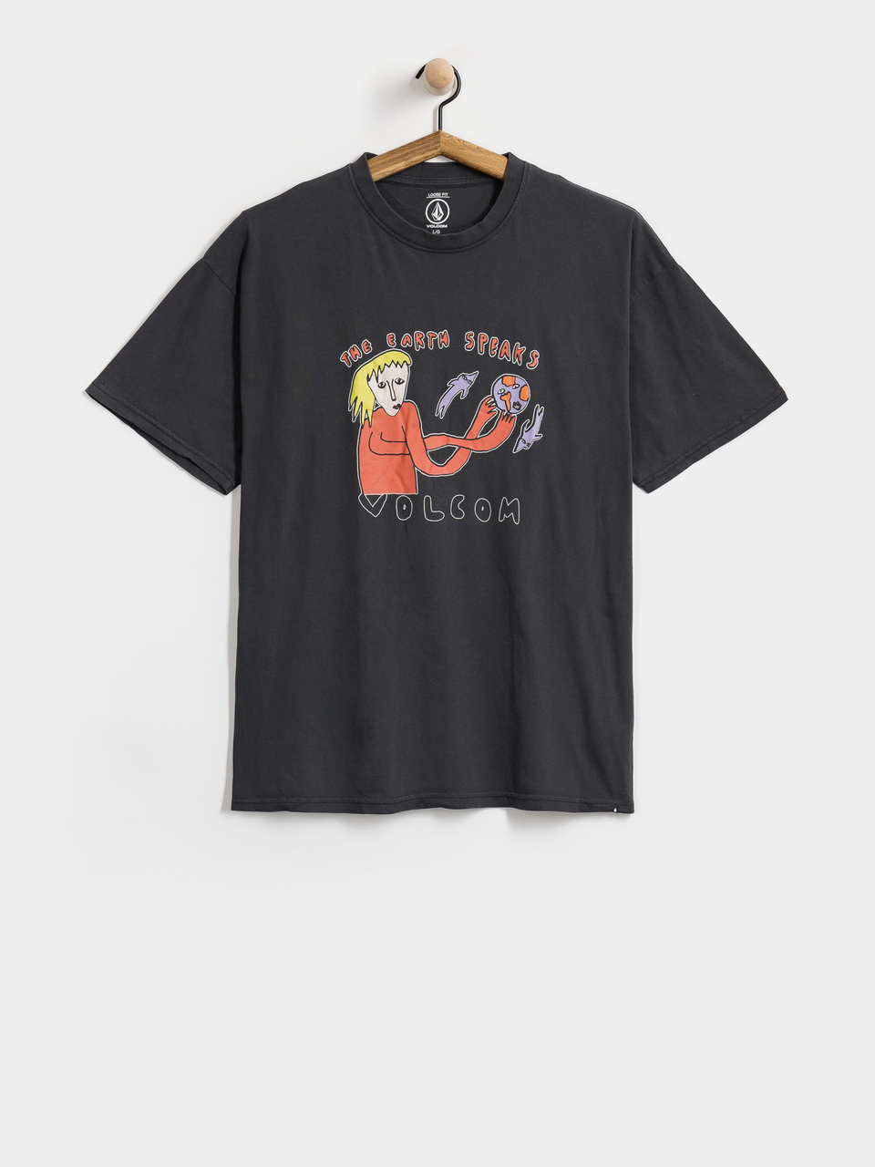 Volcom T-Shirt Earth Speaks Lse (black)