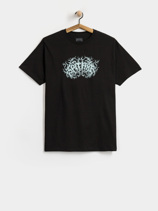 Spitfire T-Shirt Deathmask Script Glow