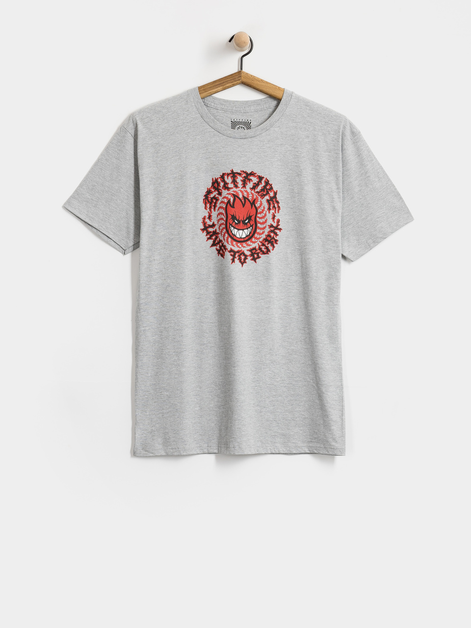 Spitfire T-Shirt Deathmask Classic Multicolor (heather grey)