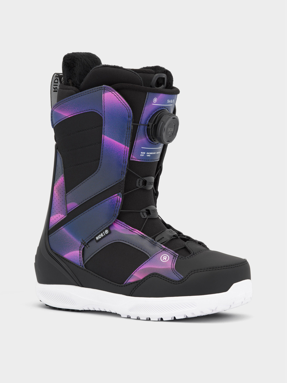 Womens Ride Snowboard boots Sage (purple)