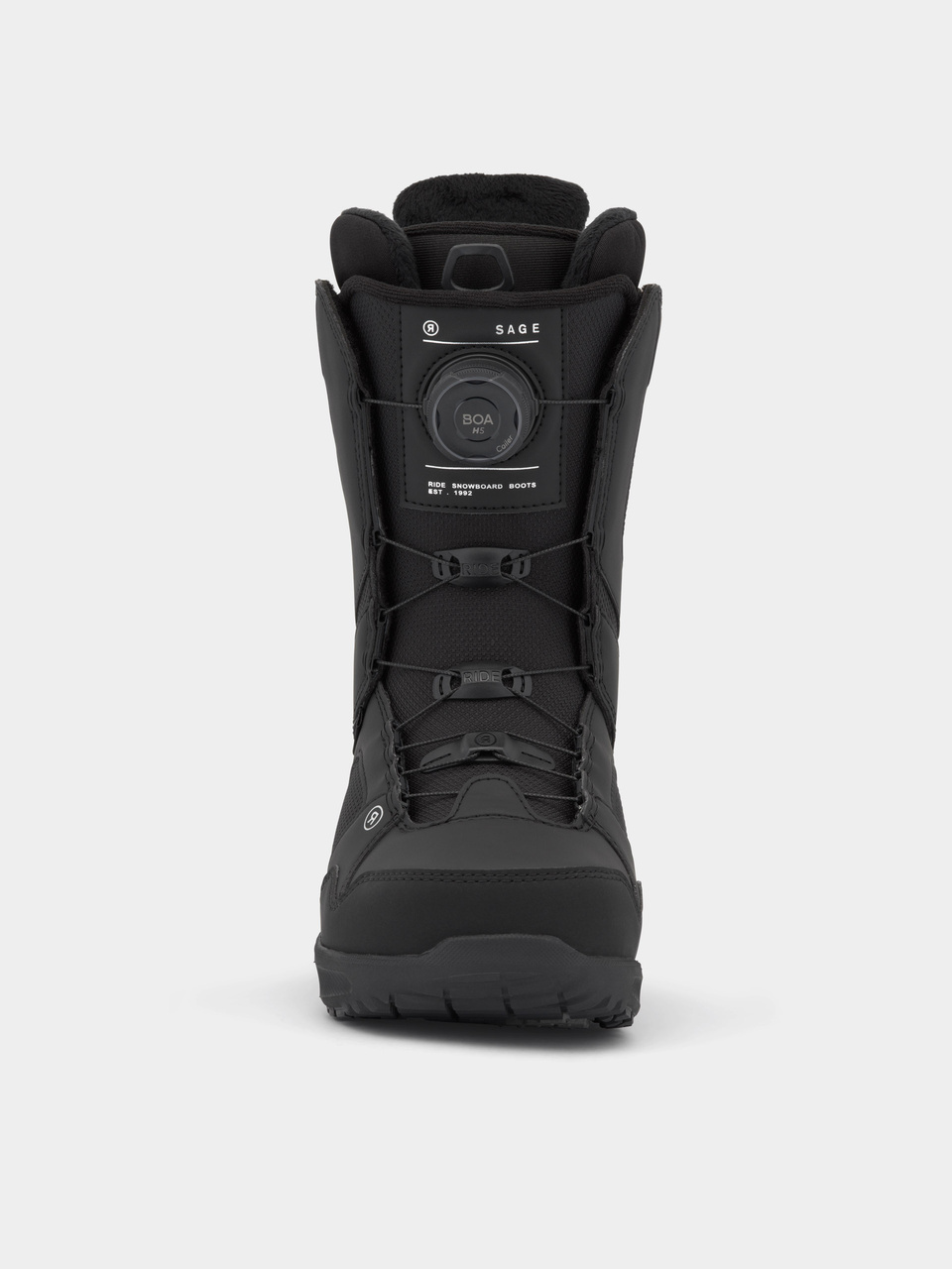 Damen Ride Snowboard Schuhe Sage (black)