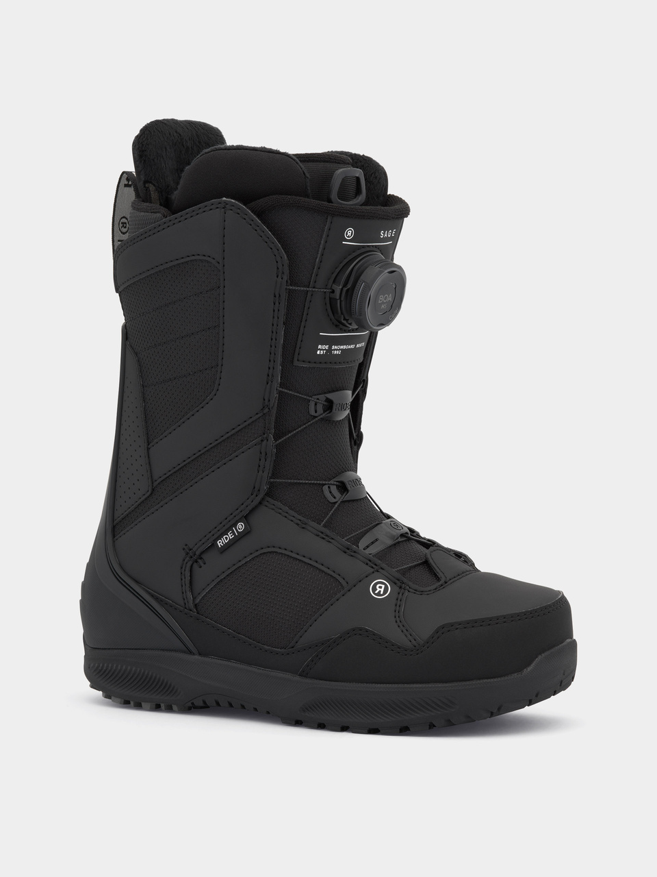 Damen Ride Snowboard Schuhe Sage (black)