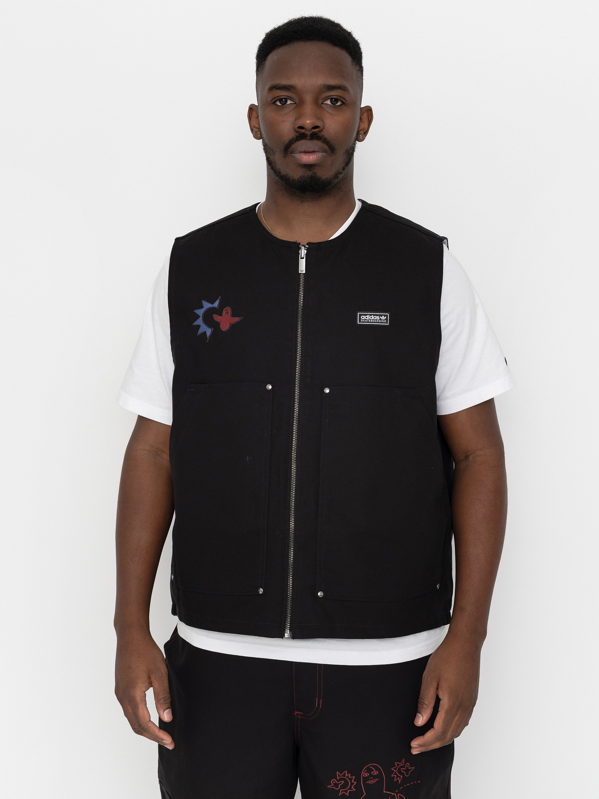 adidas Gonz Plaid Vest