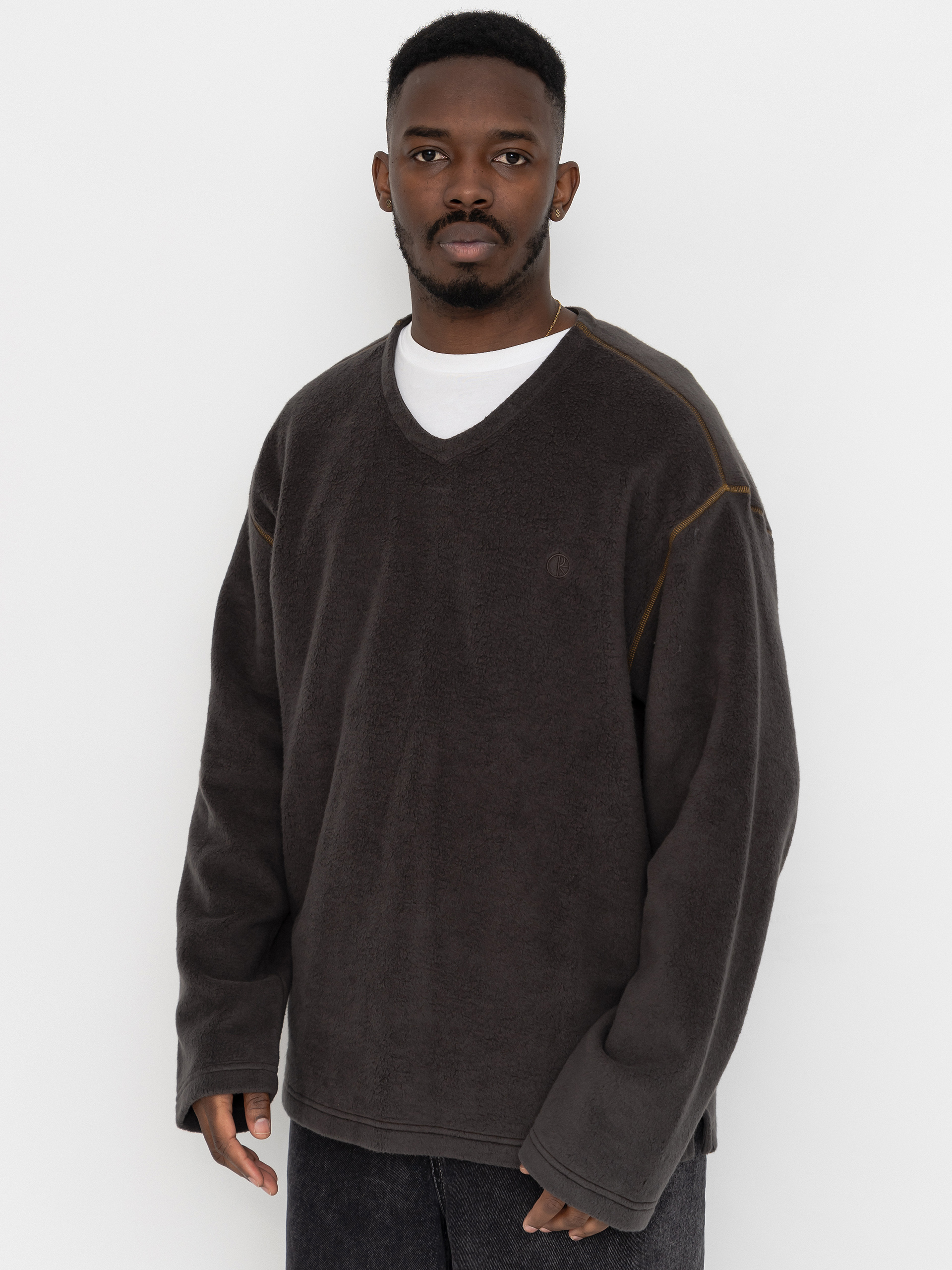 Mens Polar Skate Scott Fleece  (dirty black)