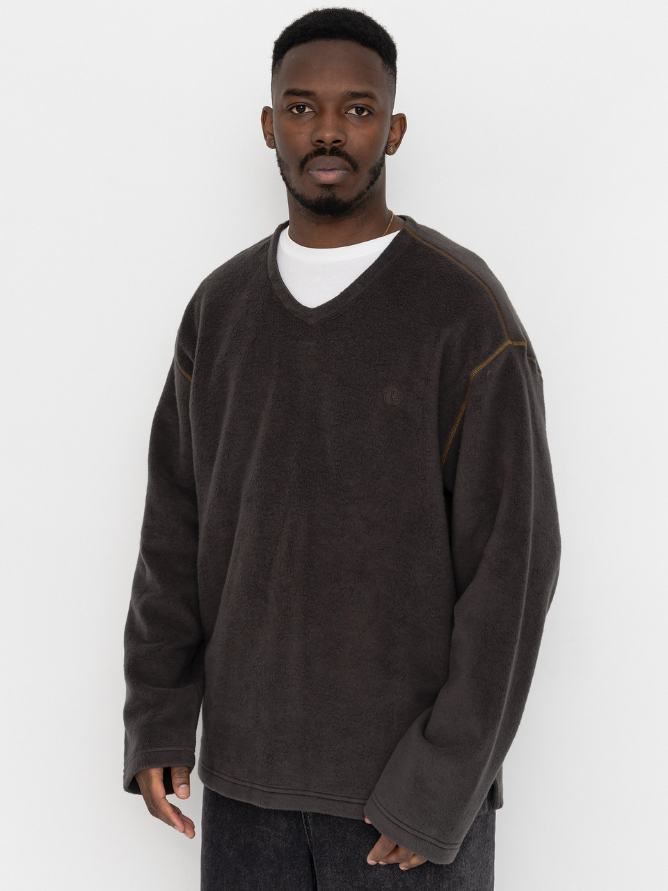 Polar Skate Scott Fleece Jacke (dirty black)