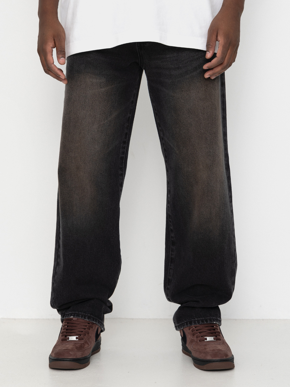 OBEY Boxcar Straight Denim Hose (oxidized black)