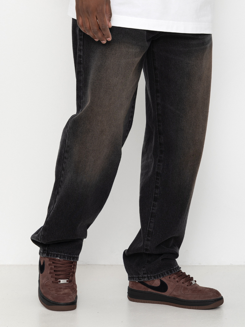OBEY Boxcar Straight Denim Hose (oxidized black)