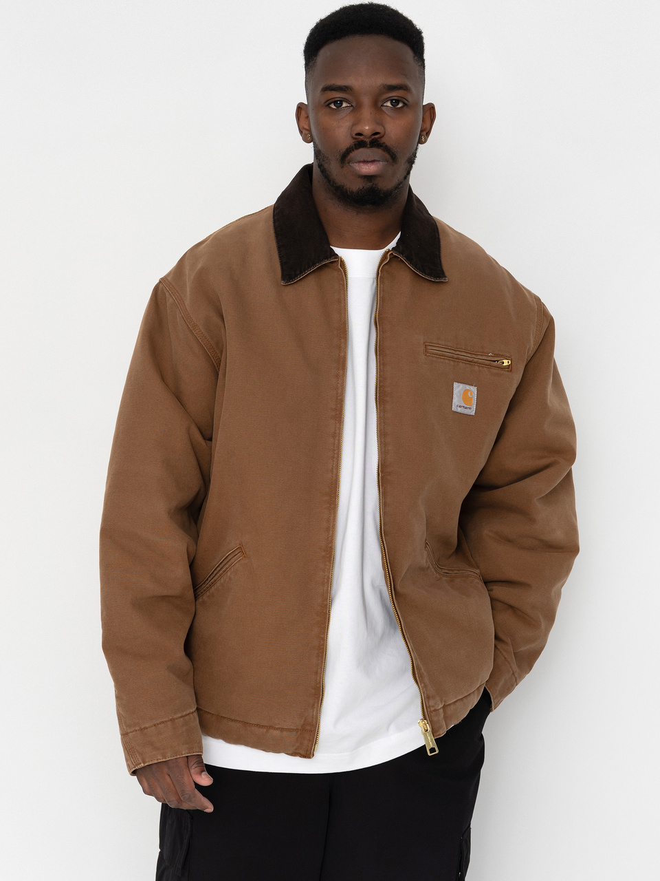 Carhartt WIP Jacke OG Detroit (wip h brown/tobacco/stone canvas)